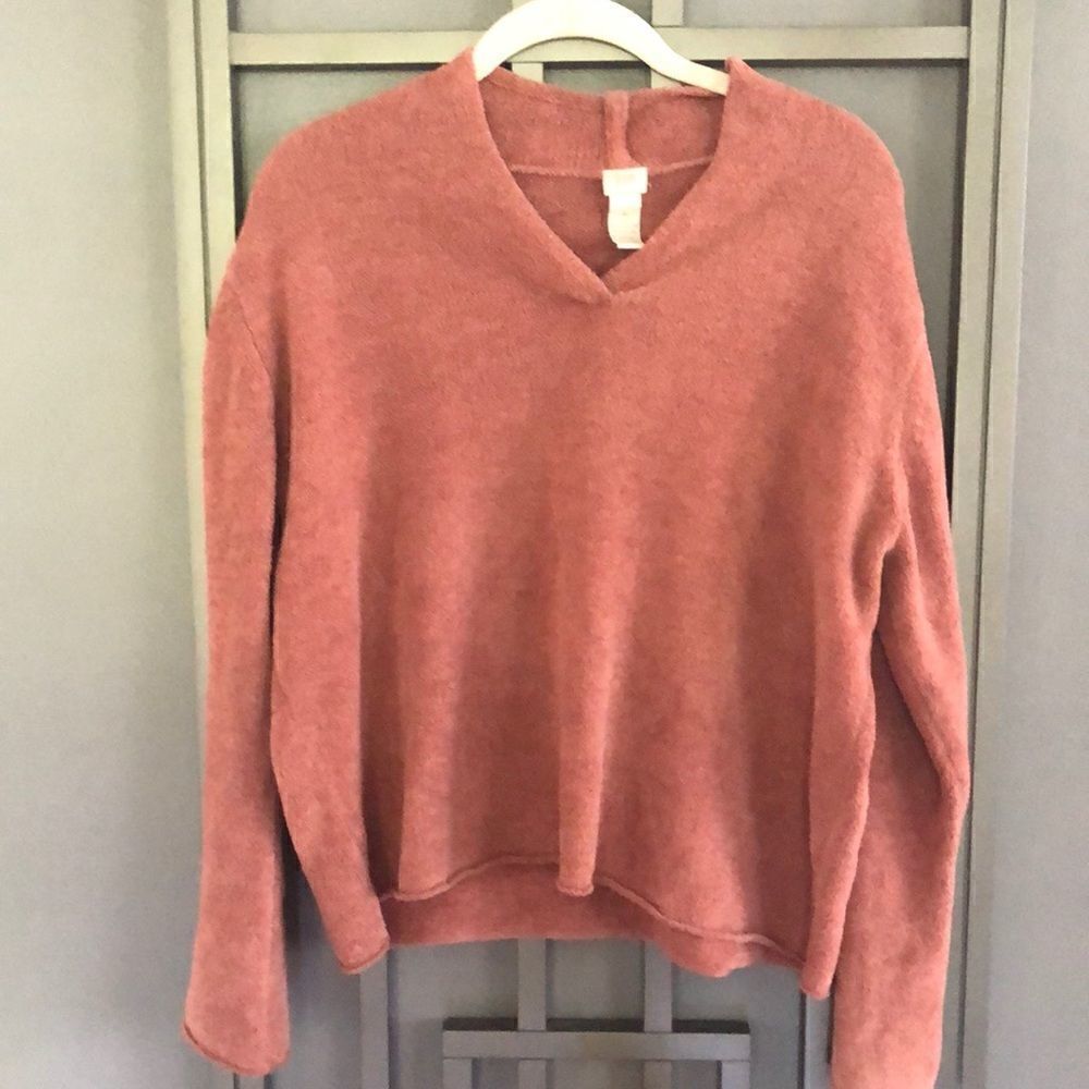 J.Jill Valore cropped top. Light rust. Size M